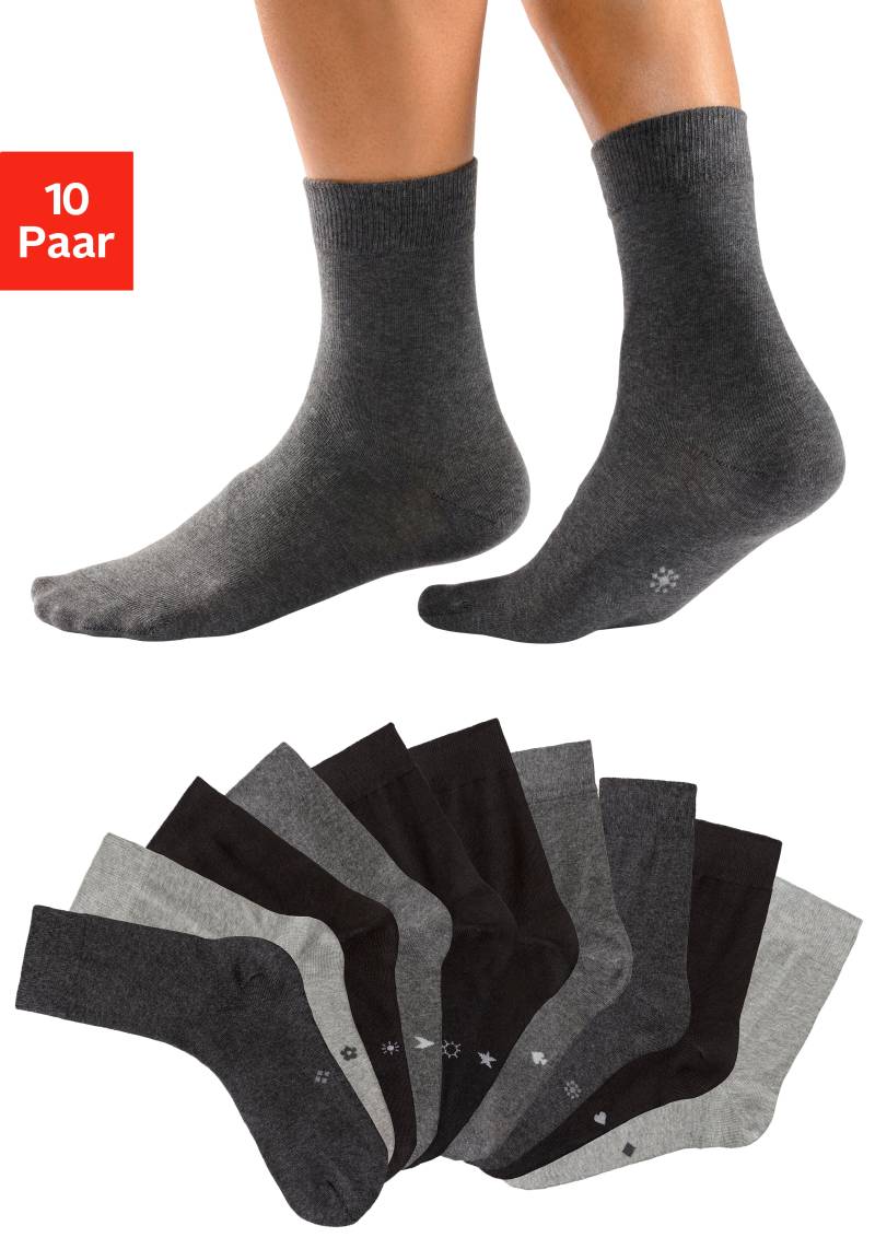 H.I.S Basicsocken, (Set, 10 Paar) von H.I.S