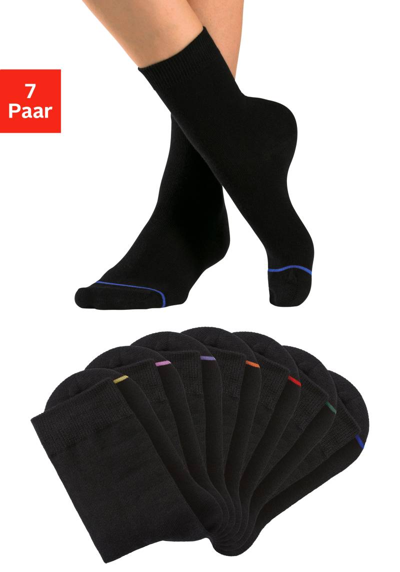 H.I.S Basicsocken, (Packung, 7 Paar) von H.I.S