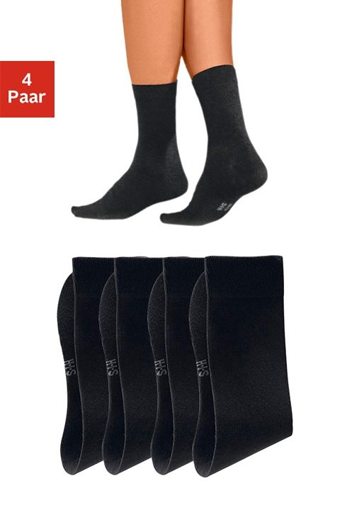 H.I.S Basicsocken, (4 Paar) von H.I.S