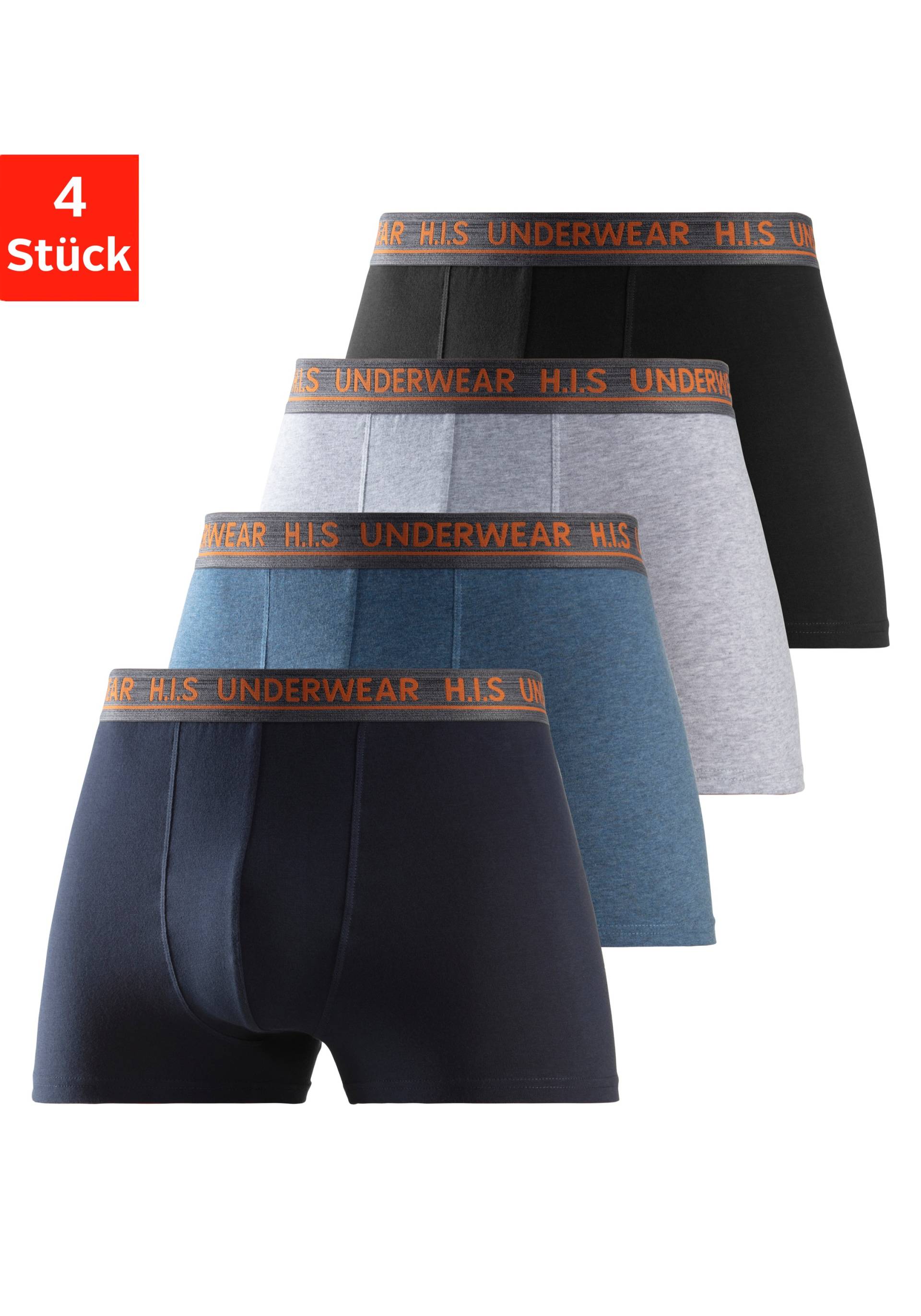 H.I.S Boxer, (Packung, 4 St.) von H.I.S