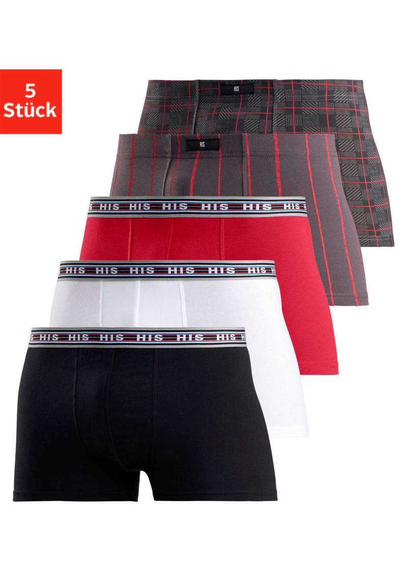 H.I.S Boxer »Boxershorts für Herren«, (Packung, 5 St.), aus Baumwoll-Stretch von H.I.S