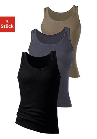 H.I.S Tanktop »Feinripp«, (Packung, 3 tlg.) von H.I.S