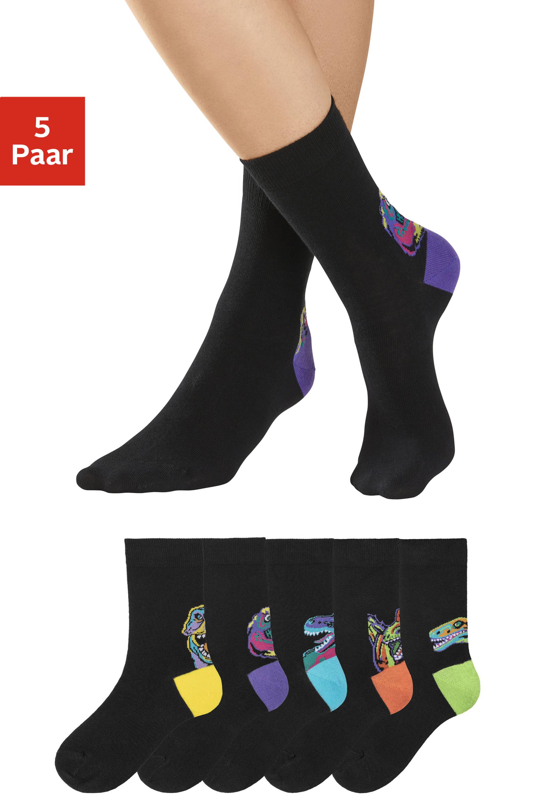 H.I.S Freizeitsocken, (Packung, 5 Paar) von H.I.S