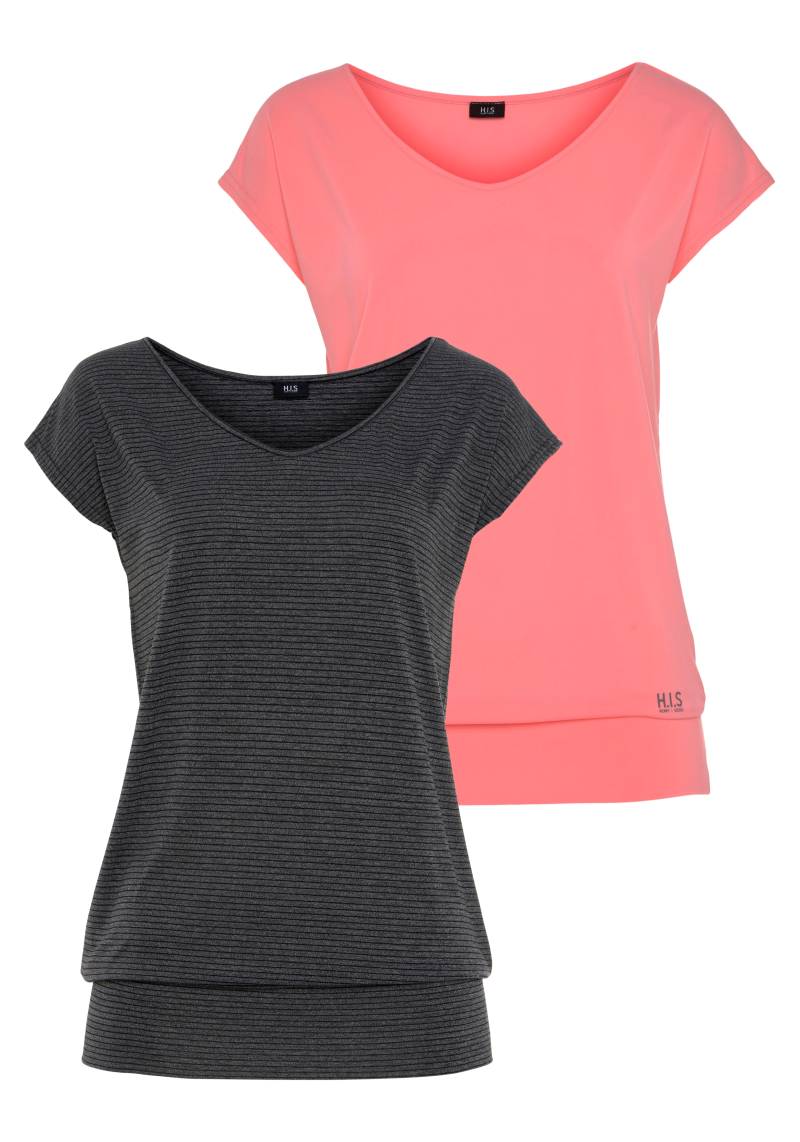 H.I.S Funktionsshirt, (Spar-Set, 2er-Pack), ärmellos, figurfreundlicher Schnitt, ideal für Sport und Wandern von H.I.S