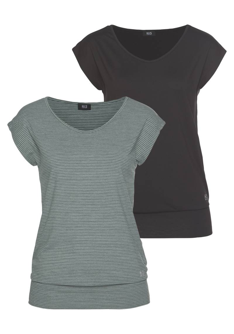 H.I.S Funktionsshirt, (Spar-Set, 2er-Pack), ärmellos, figurfreundlicher Schnitt, ideal für Sport und Wandern von H.I.S