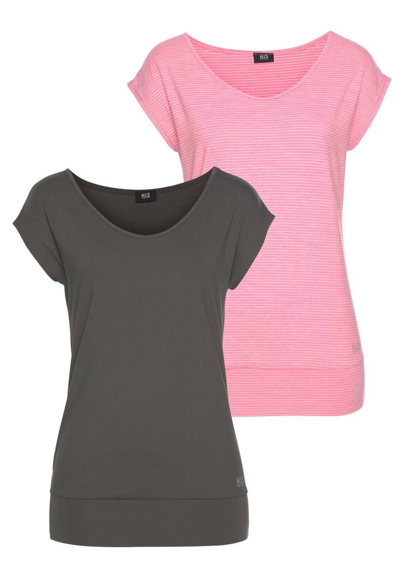 H.I.S Funktionsshirt, (Spar-Set, 2er-Pack), ärmellos, figurfreundlicher Schnitt, ideal für Sport und Wandern von H.I.S