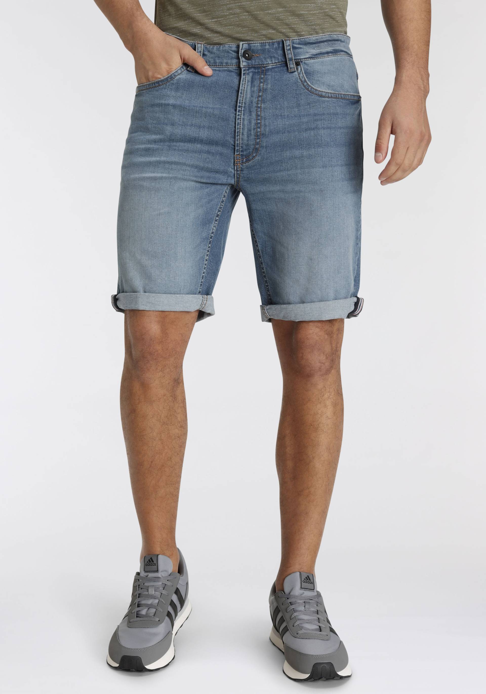 H.I.S Jeansshorts »DEYO«, wassersparende Produktion durch OZON WASH von H.I.S