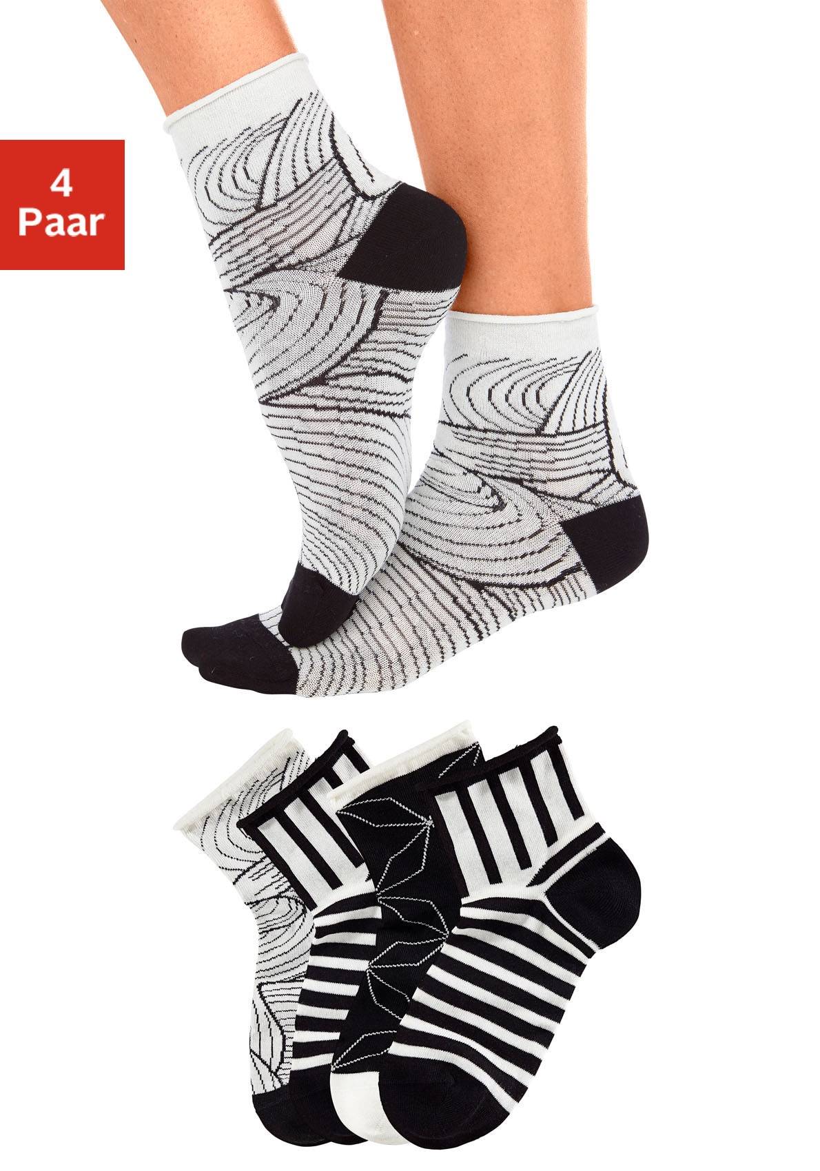 H.I.S Kurzsocken, (4 Paar) von H.I.S