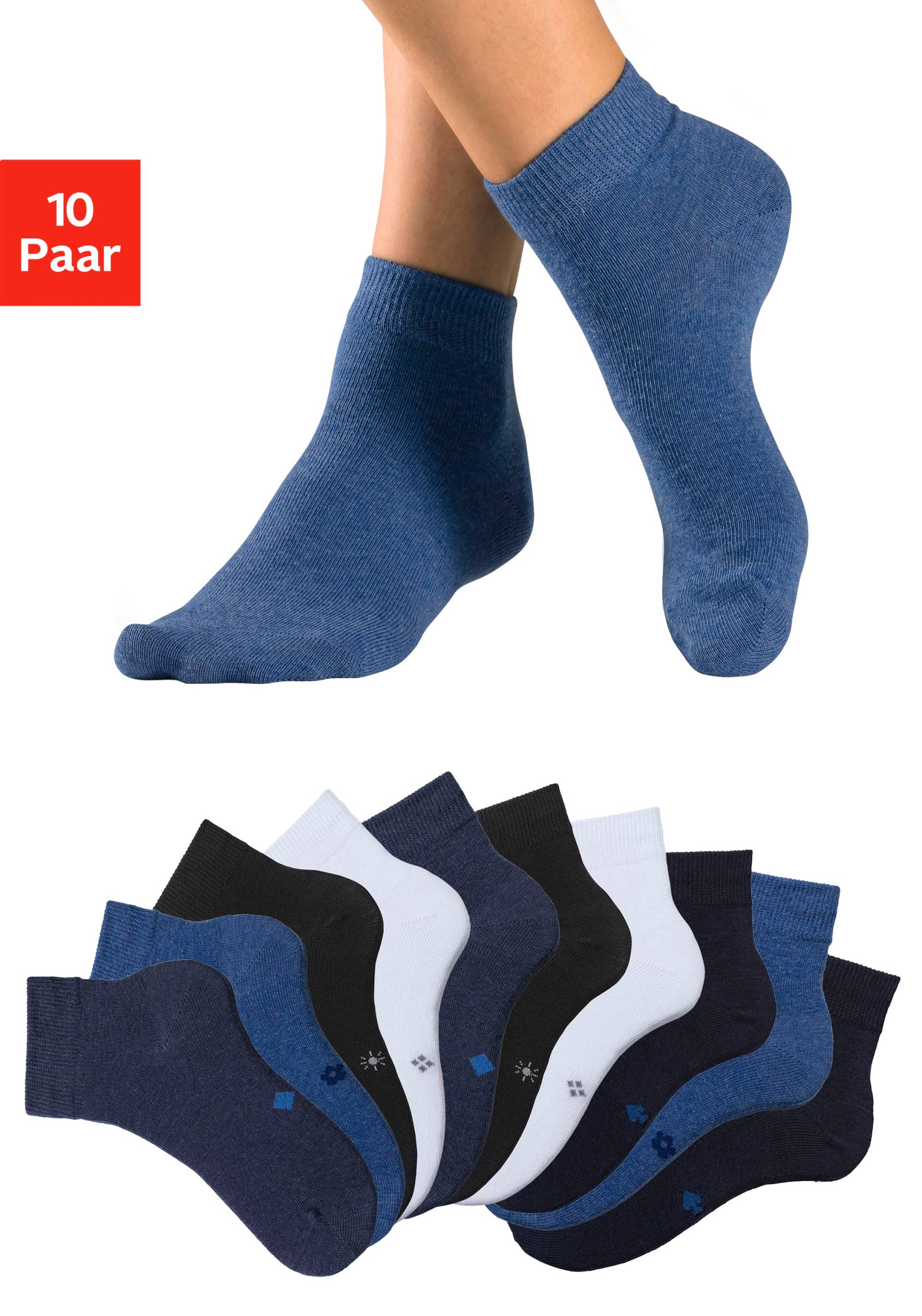 H.I.S Kurzsocken, (Packung, 10 Paar) von H.I.S