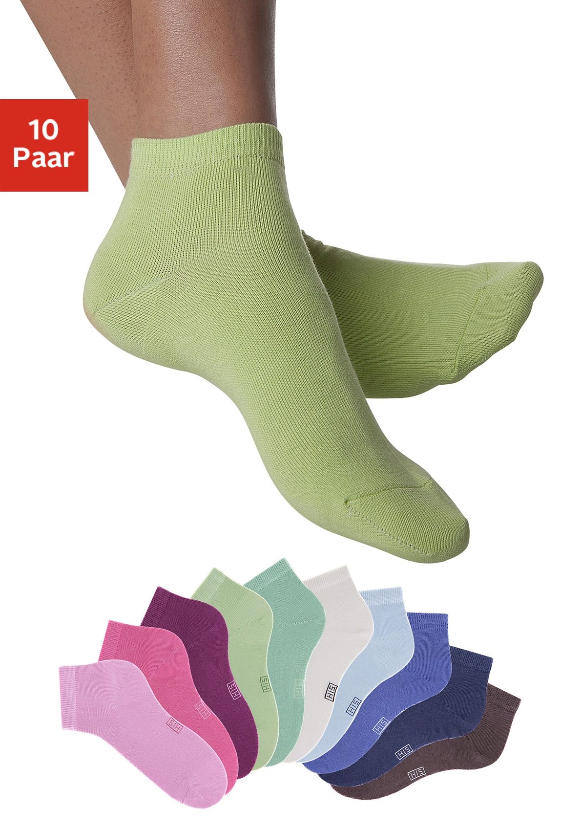 H.I.S Kurzsocken, (Set, 10 Paar) von H.I.S