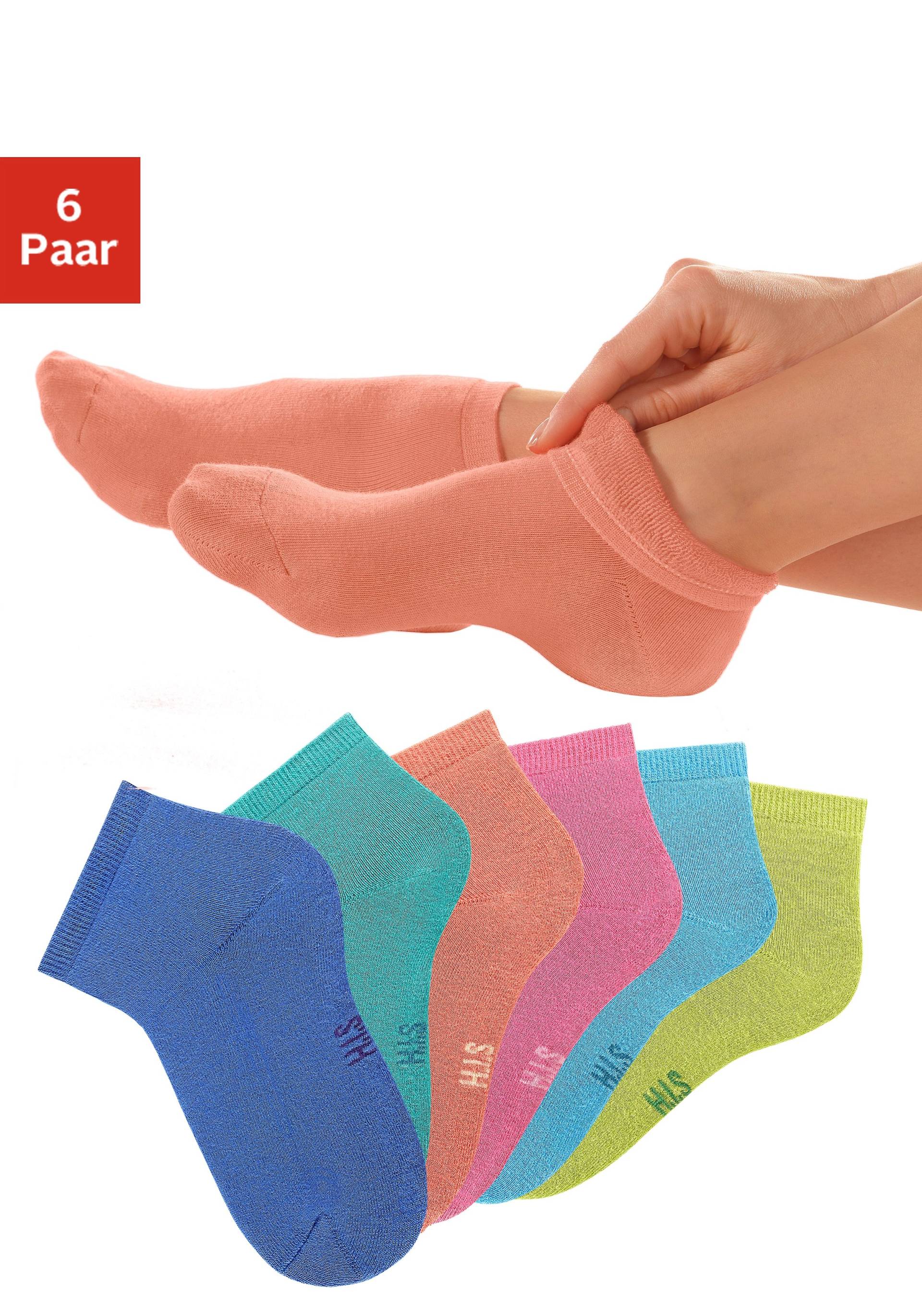 H.I.S Kurzsocken, (Set, 6 Paar) von H.I.S