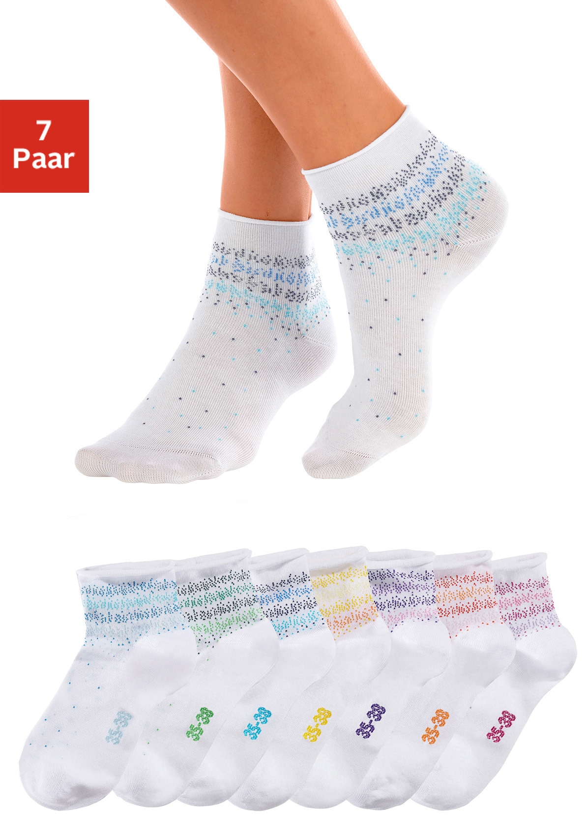 H.I.S Kurzsocken, (Set, 7 Paar) von H.I.S