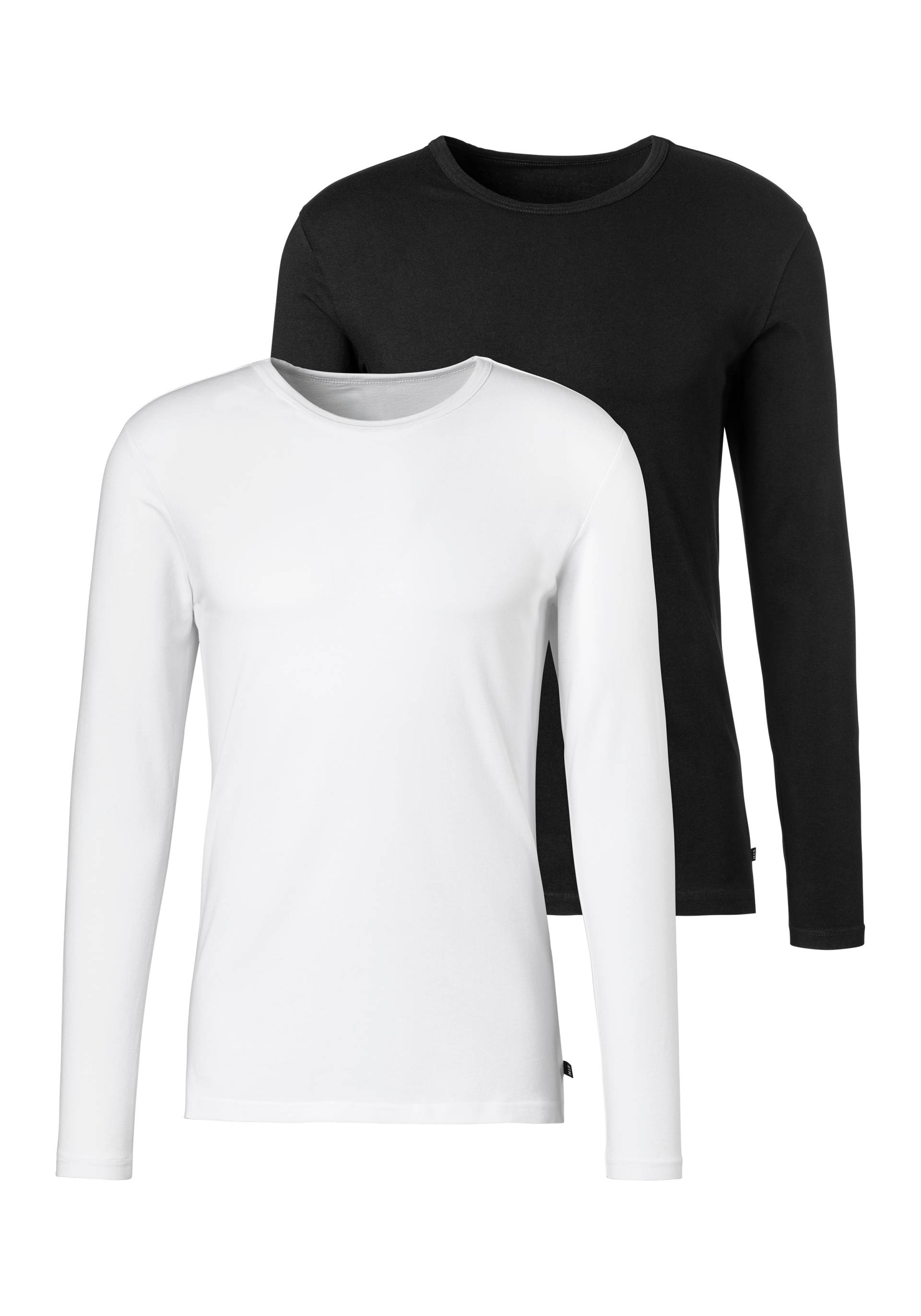 H.I.S Langarmshirt, (Packung, 2er-Pack), Doppelpack Unterziehshirt aus Baumwoll-Mix von H.I.S