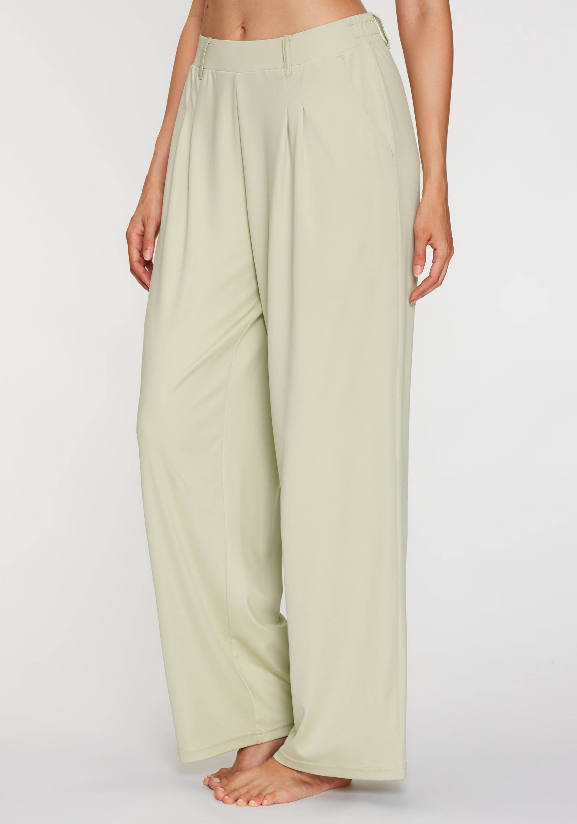 H.I.S Palazzohose, mit weitem Bein und kleinen Falten am Bündchen, Loungewear von H.I.S