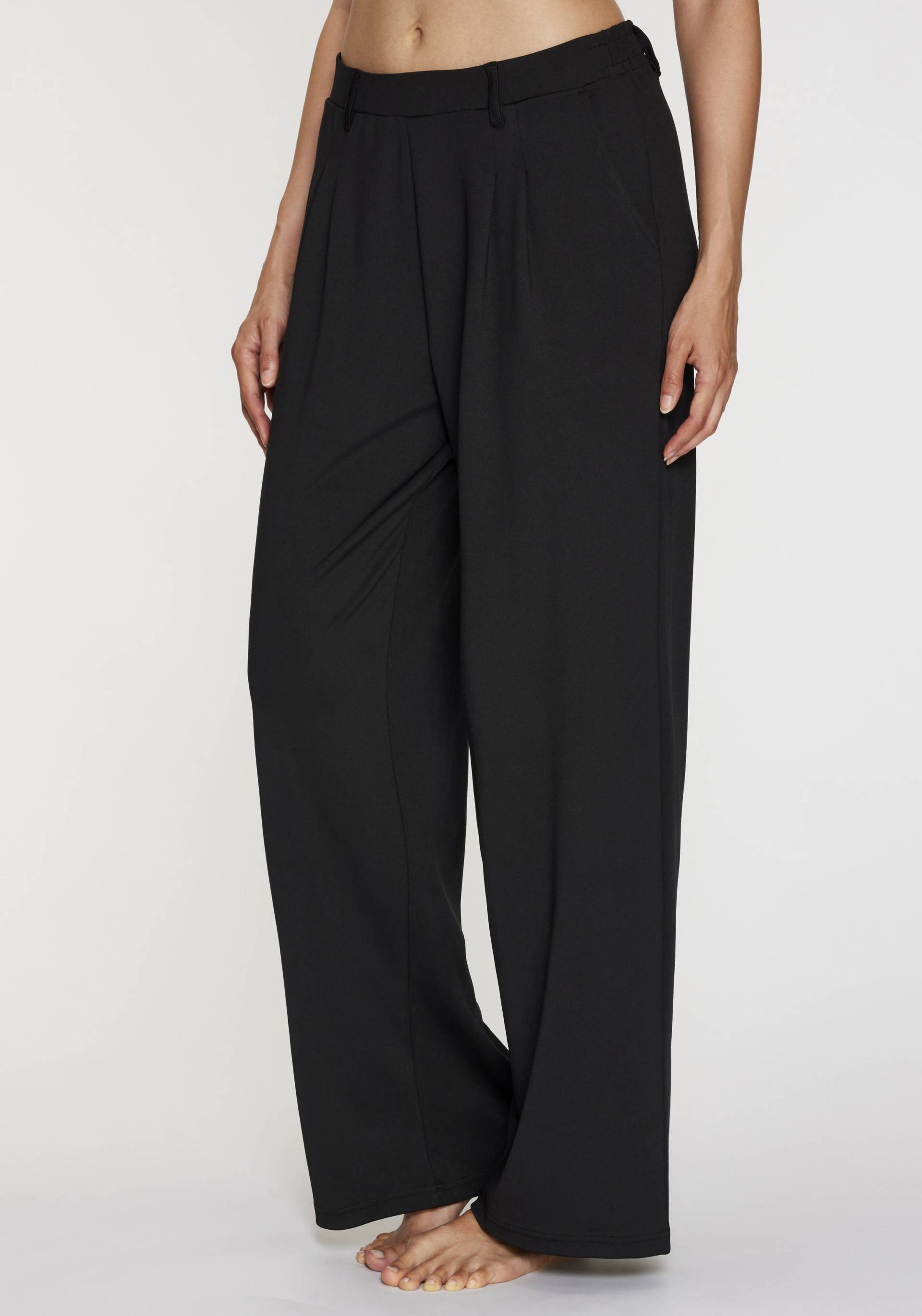 H.I.S Palazzohose, mit weitem Bein und kleinen Falten am Bündchen, Loungewear von H.I.S