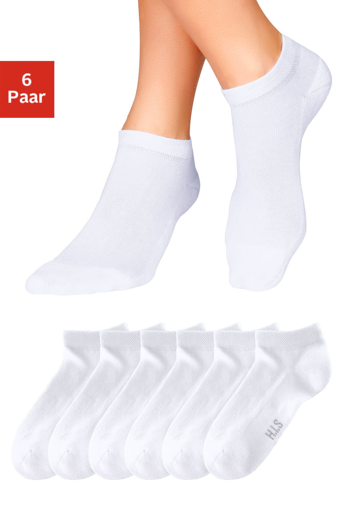 H.I.S Sneakersocken, (Set, 6 Paar) von H.I.S