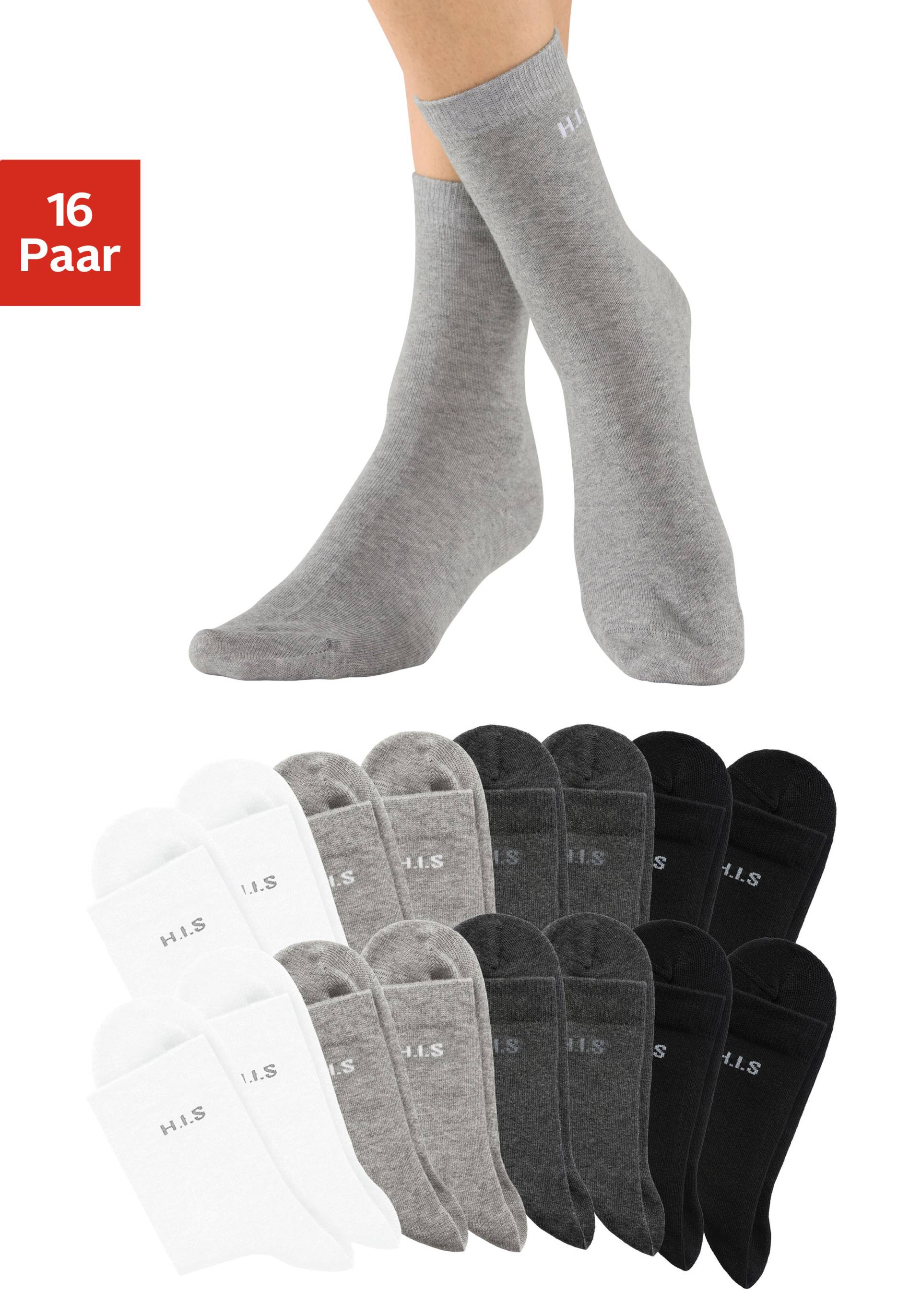 H.I.S Socken, (16 Paar) von H.I.S