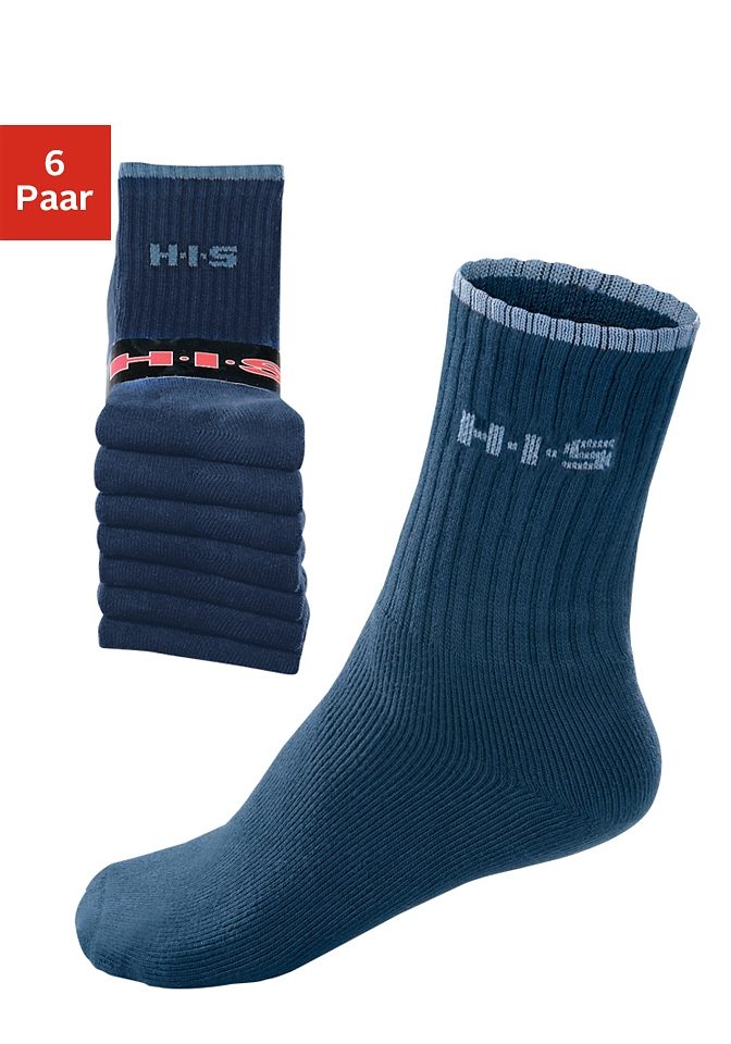 H.I.S Sportsocken, (Packung, 6 Paar) von H.I.S