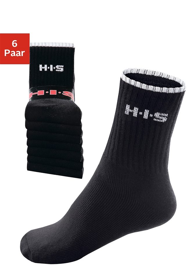 H.I.S Sportsocken, (Packung, 6 Paar) von H.I.S