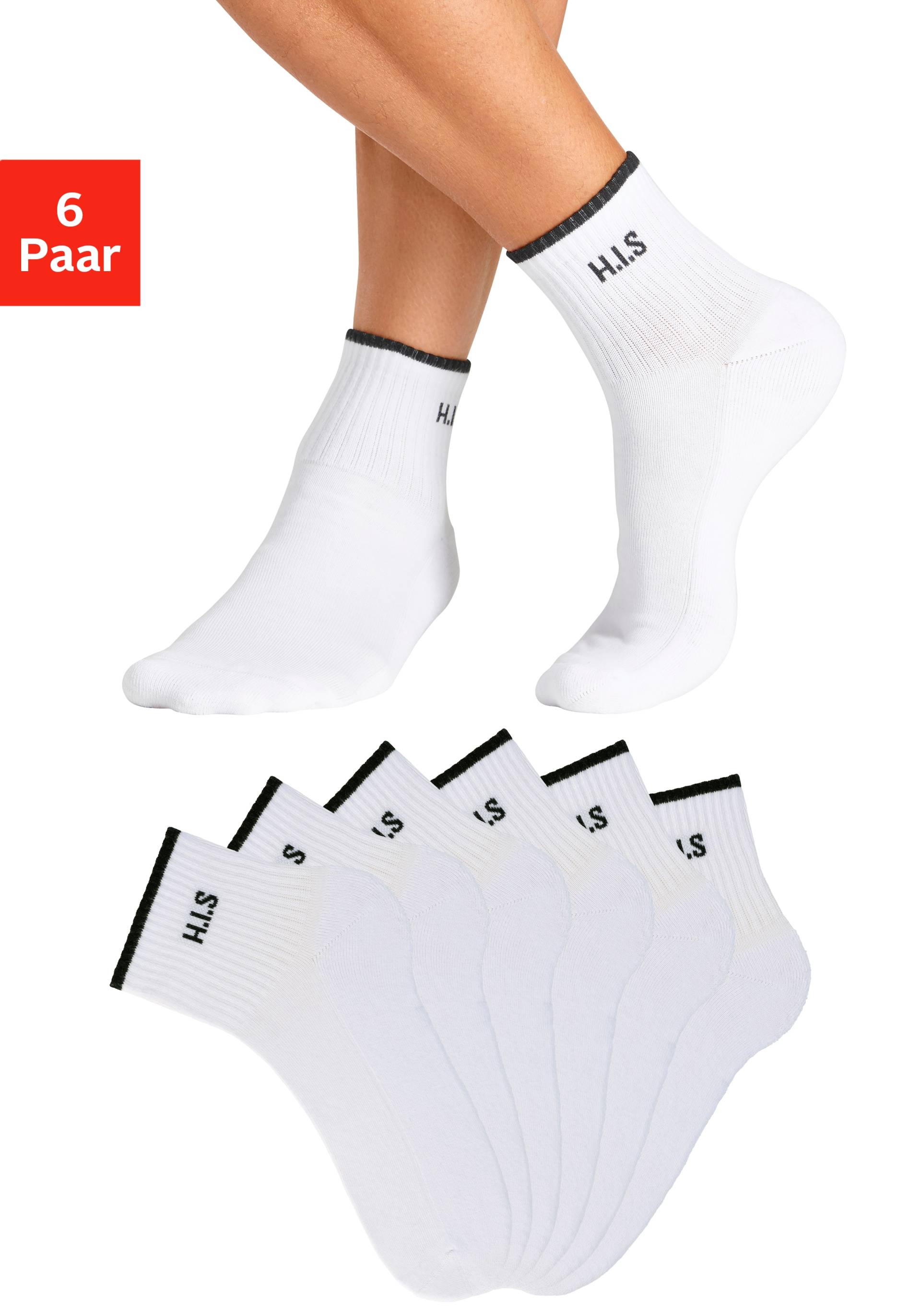 H.I.S Sportsocken »Kurzsocken«, (Packung, 6 Paar) von H.I.S