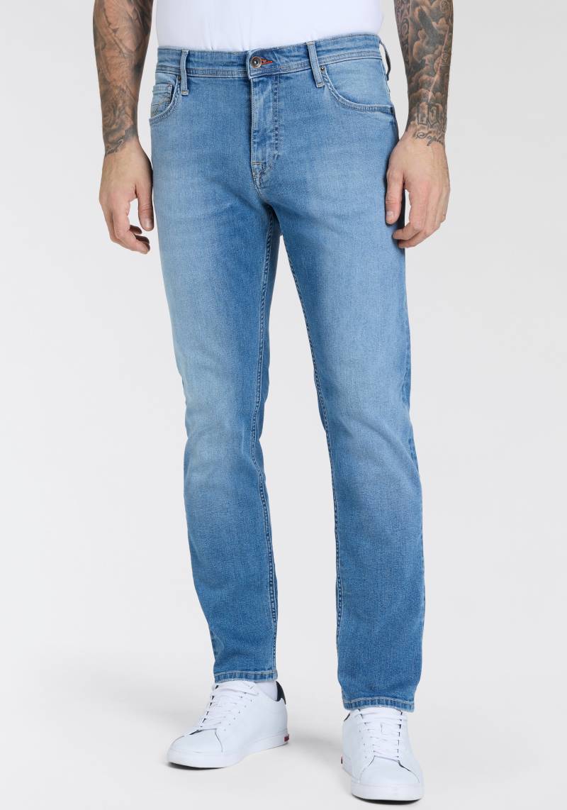 H.I.S Straight-Jeans »NEW DALE«, gerades Bein, mit Used-Effekten, niedrige Leibhöhe von H.I.S