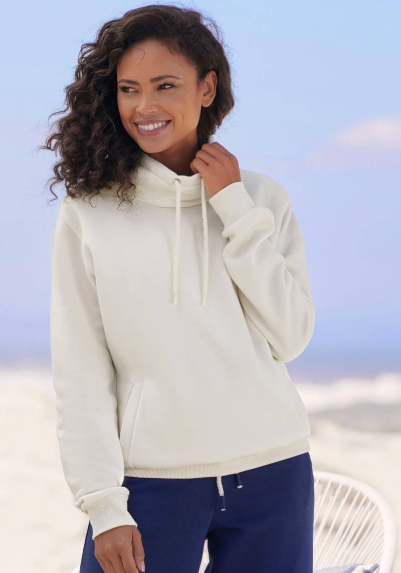 H.I.S Sweatshirt, (1 tlg.), mit Stehkragen und Bindeband von H.I.S