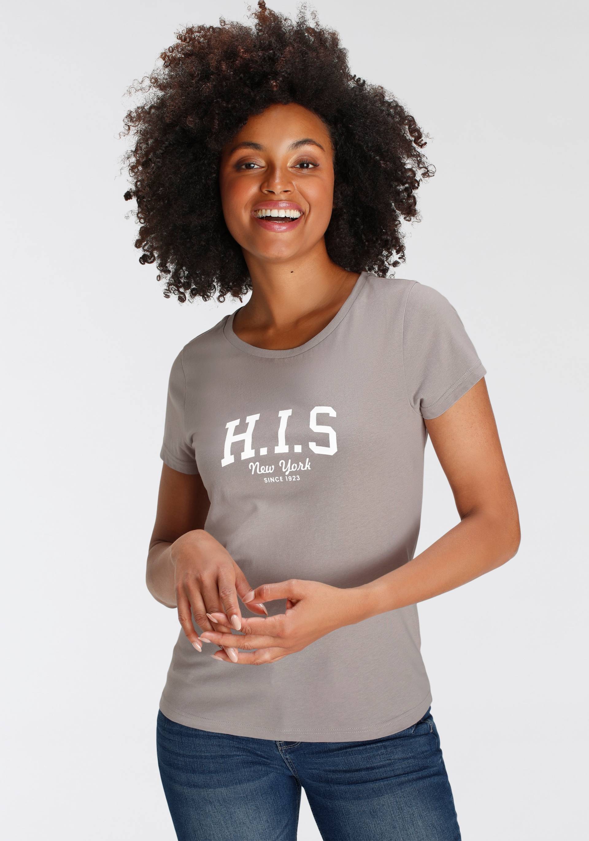 H.I.S T-Shirt, mit Logo-Print vorne von H.I.S