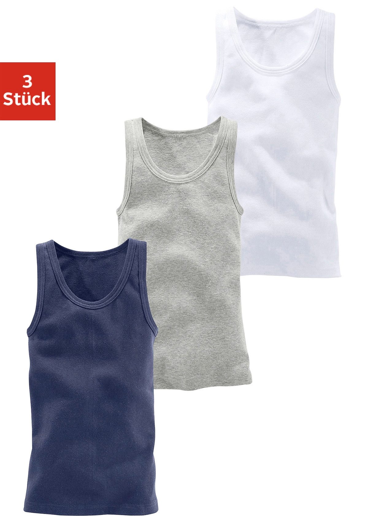 H.I.S Tanktop, (Packung, 3 tlg.) von H.I.S