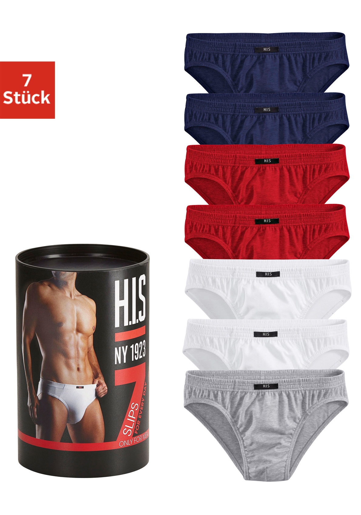 H.I.S Slip, (Packung, 7 St.) von H.I.S