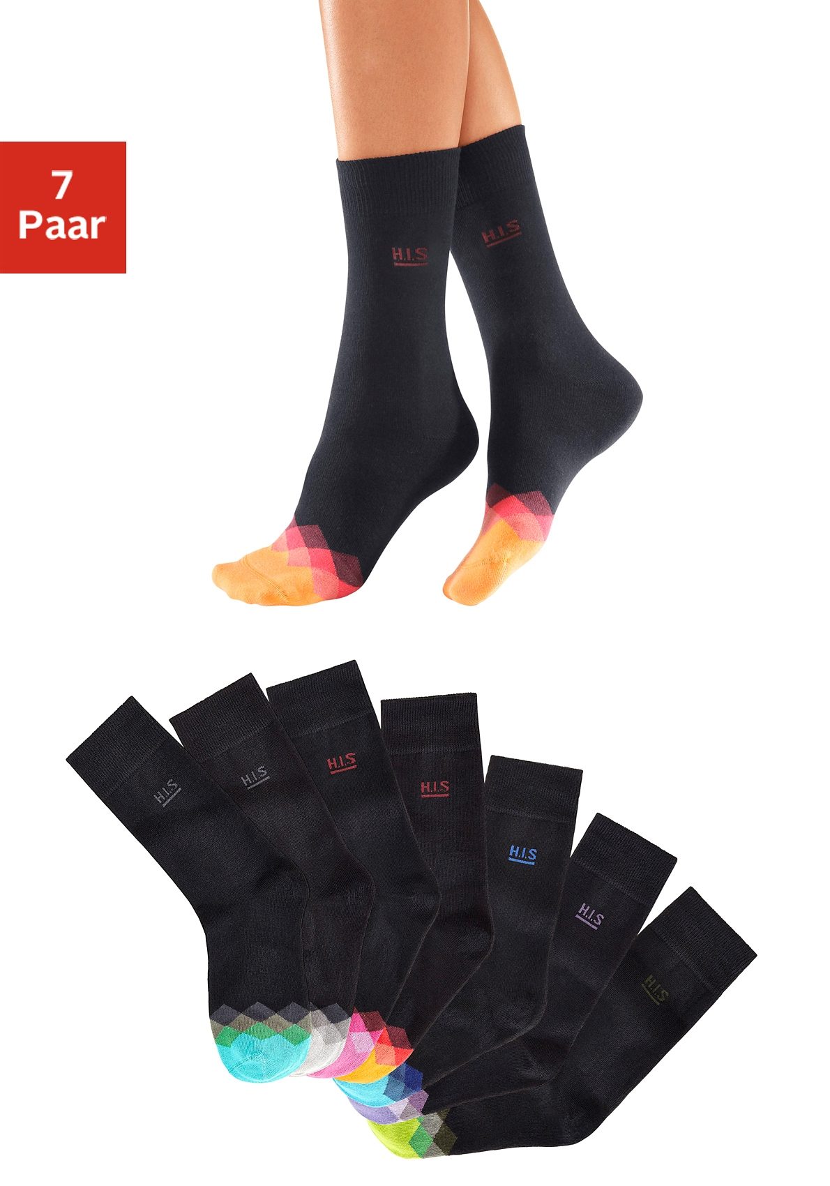 H.I.S Socken, (Set, 7 Paar) von H.I.S