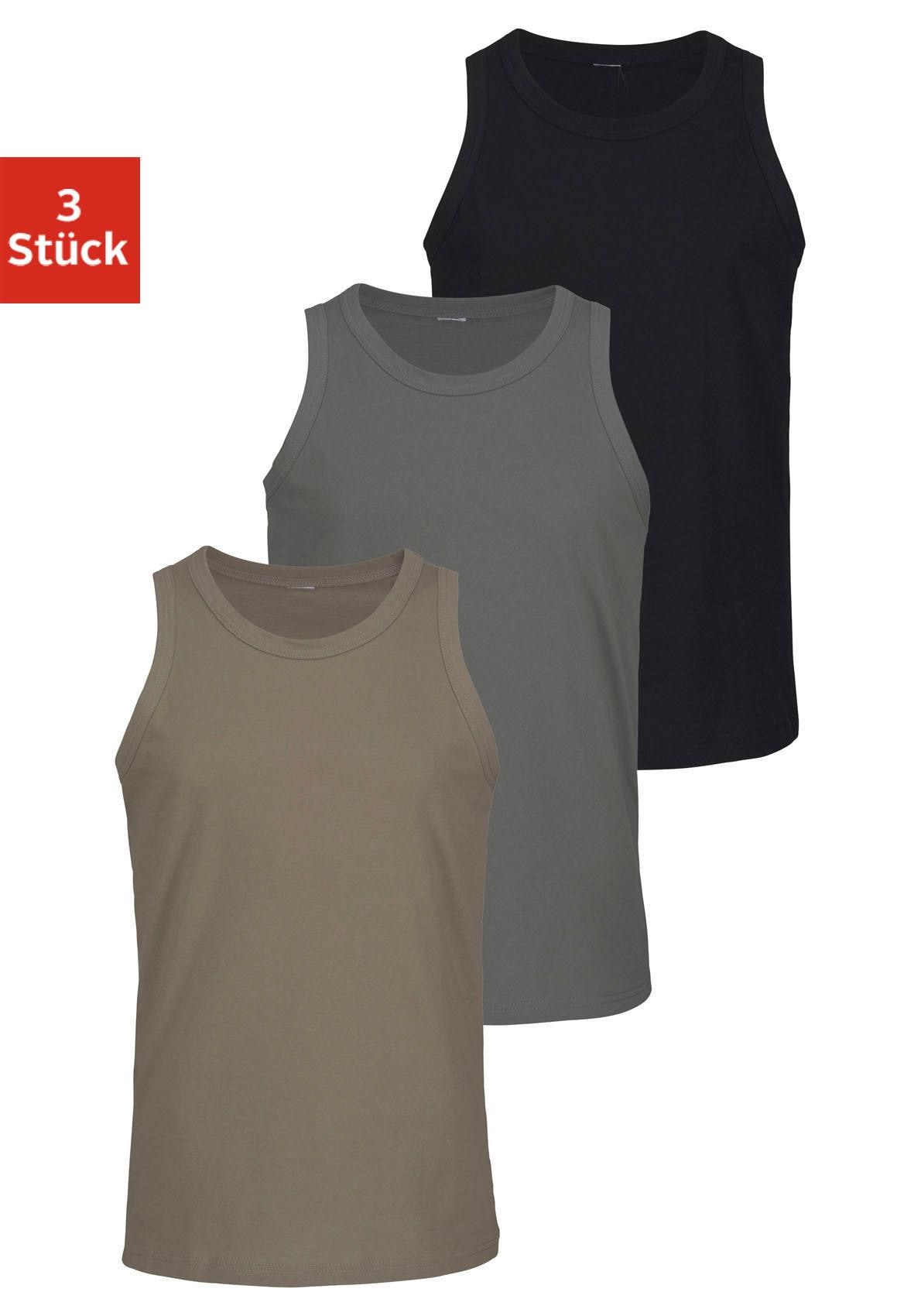 H.I.S Tanktop, (Packung, 3 tlg.) von H.I.S