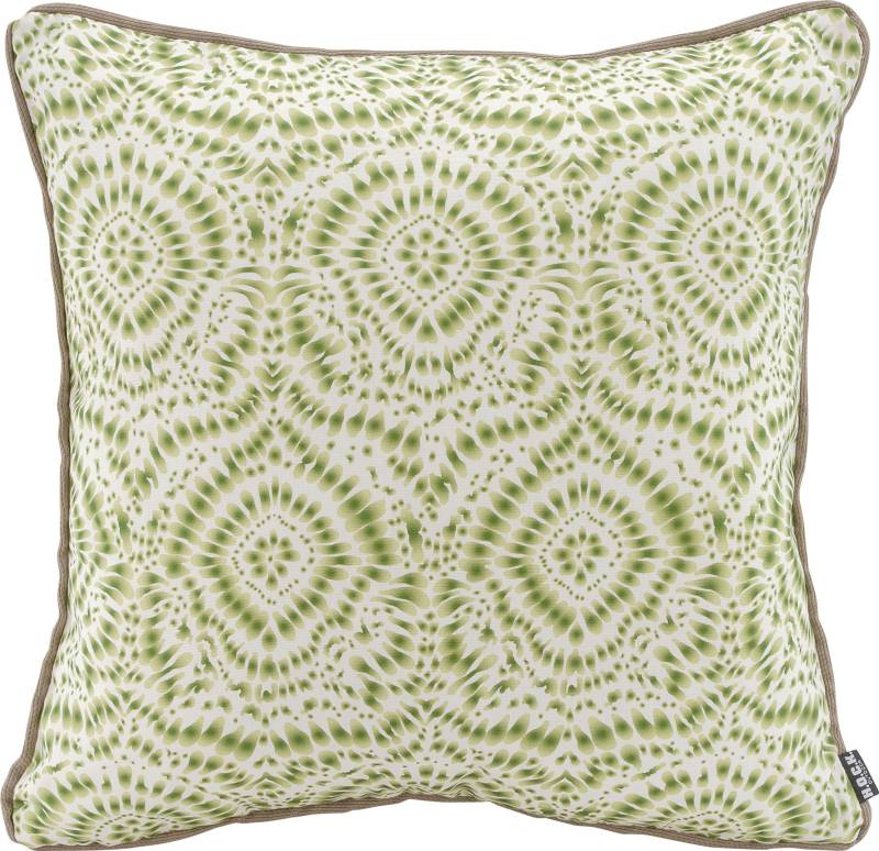 H.O.C.K. Dekokissen »Badu Batik Steel Outdoor«, mit Keder, Kissenhülle mit Füllung, 1 Stück von H.O.C.K.