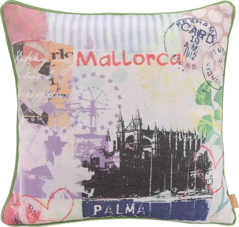 H.O.C.K. Dekokissen »Lieblingsstädte MALLORCA«, mit Mallorca-Motiv, Wendekissenhülle mit Füllung, 1 Stück von H.O.C.K.