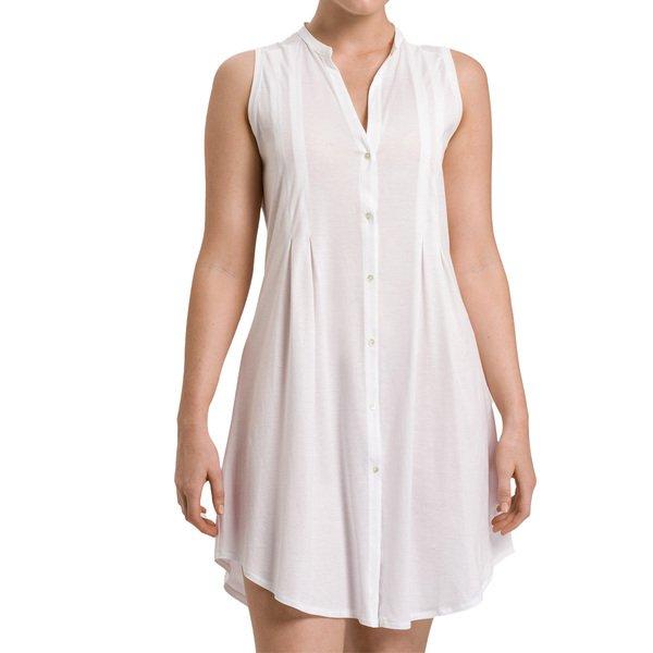 Cotton Deluxe - Nachthemd Ohne Arm Damen Weiss L von HANRO