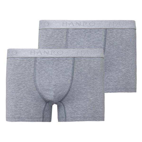 2er Pack Cotton Essentials - Retro Short Pant Herren Grau L von HANRO