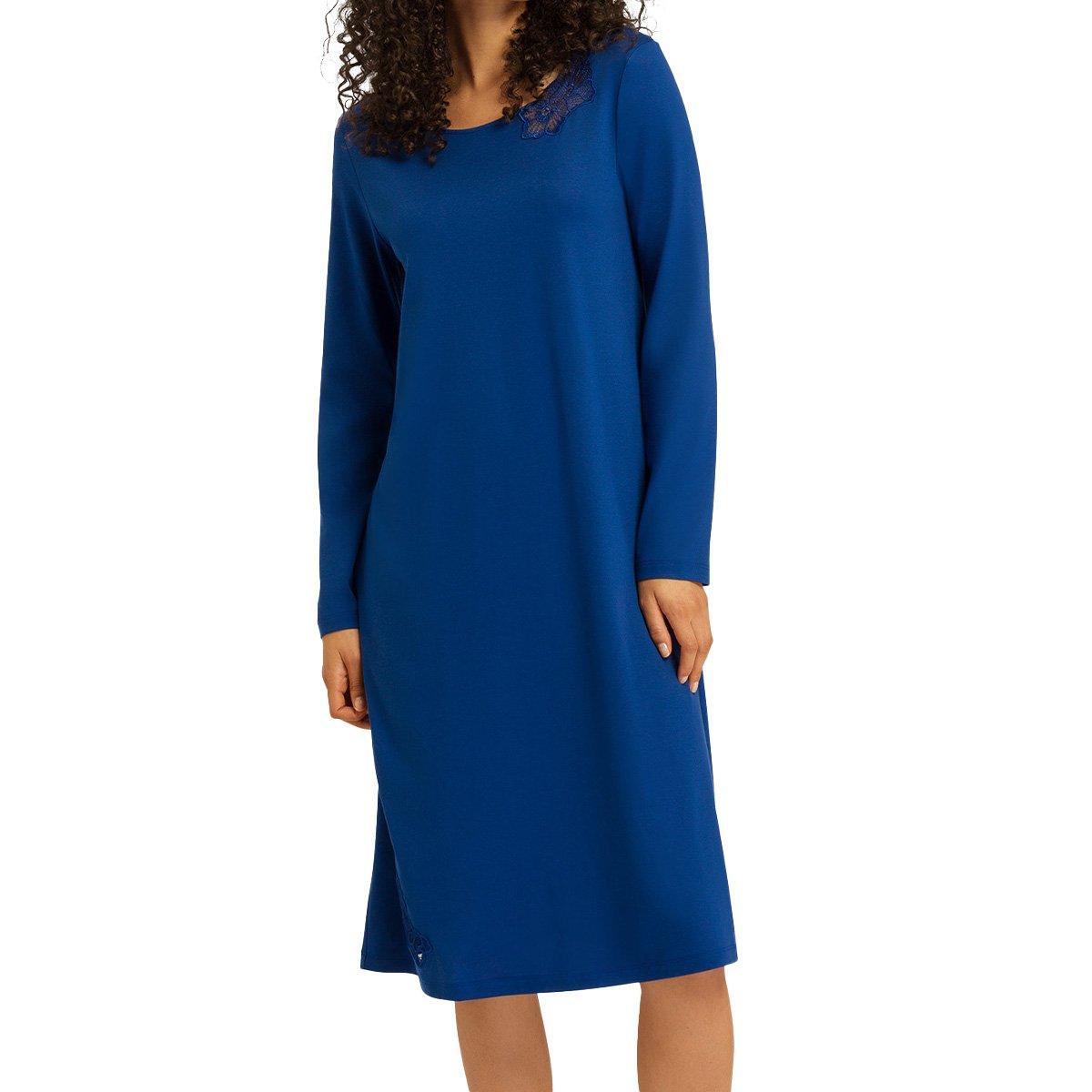 Naila - Nachthemd Damen Blau S von HANRO