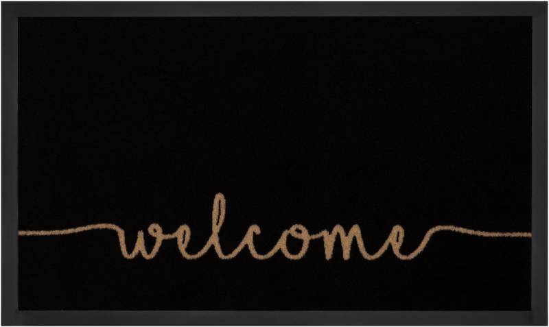 HANSE Home Fussmatte »Cozy Welcome, Türmatte«, rechteckig, 5 mm Höhe, Waschbar, Schmutzfangmatte, Outdoor, Innen, Rutschfest, Wetterfest von HANSE Home