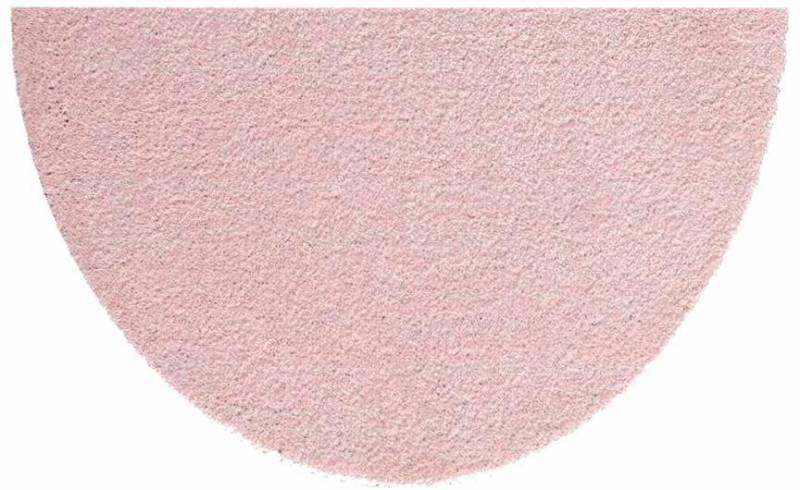 HANSE Home Fussmatte »Deko Soft, Türmatte«, halbrund, 7 mm Höhe, waschbar, Uni-Farben, Rutschfest, Robust, Pflegeleicht, Saugfähig von HANSE Home