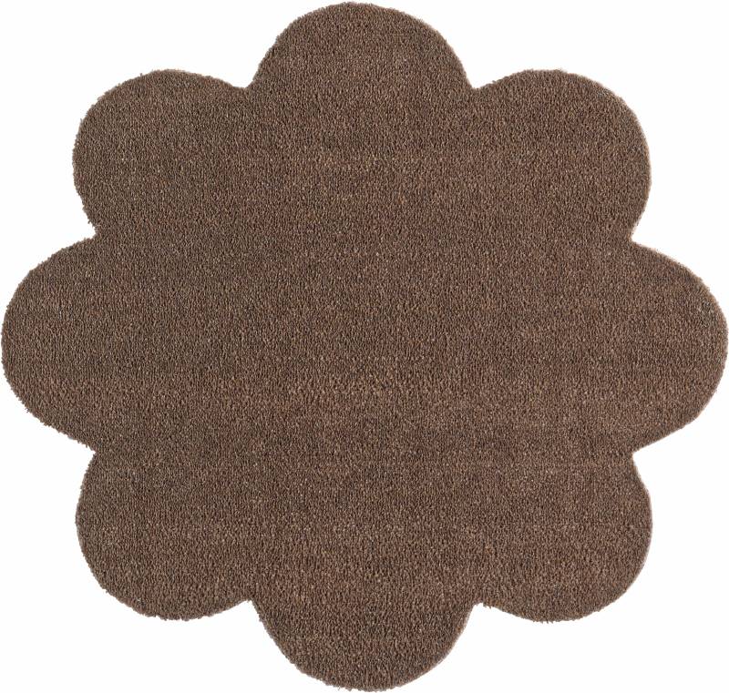HANSE Home Fussmatte »Deko Soft, Türmatte«, blumenförmig, 7 mm Höhe, waschbar, Unifarben Design, Rutschfest,Robust, Pflegeleicht, Saugfähig von HANSE Home
