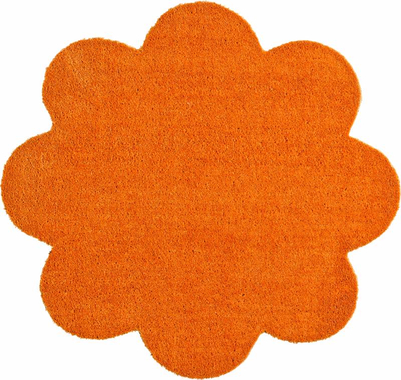 HANSE Home Fussmatte »Deko Soft, Türmatte«, blumenförmig, 7 mm Höhe, waschbar, Unifarben Design, Rutschfest,Robust, Pflegeleicht, Saugfähig von HANSE Home