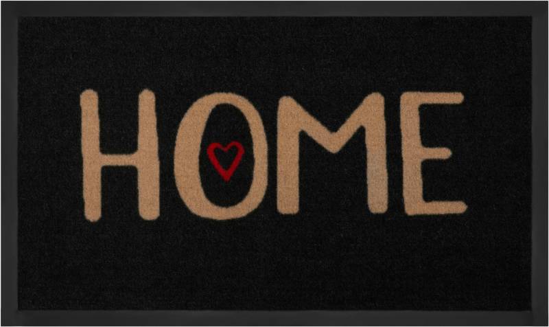 HANSE Home Fussmatte »Lovely Home, Türmatte«, rechteckig, 5 mm Höhe, Innen und Aussen, Rutschfest, Schriftzug, Wetterfest, Eingangsbereich von HANSE Home