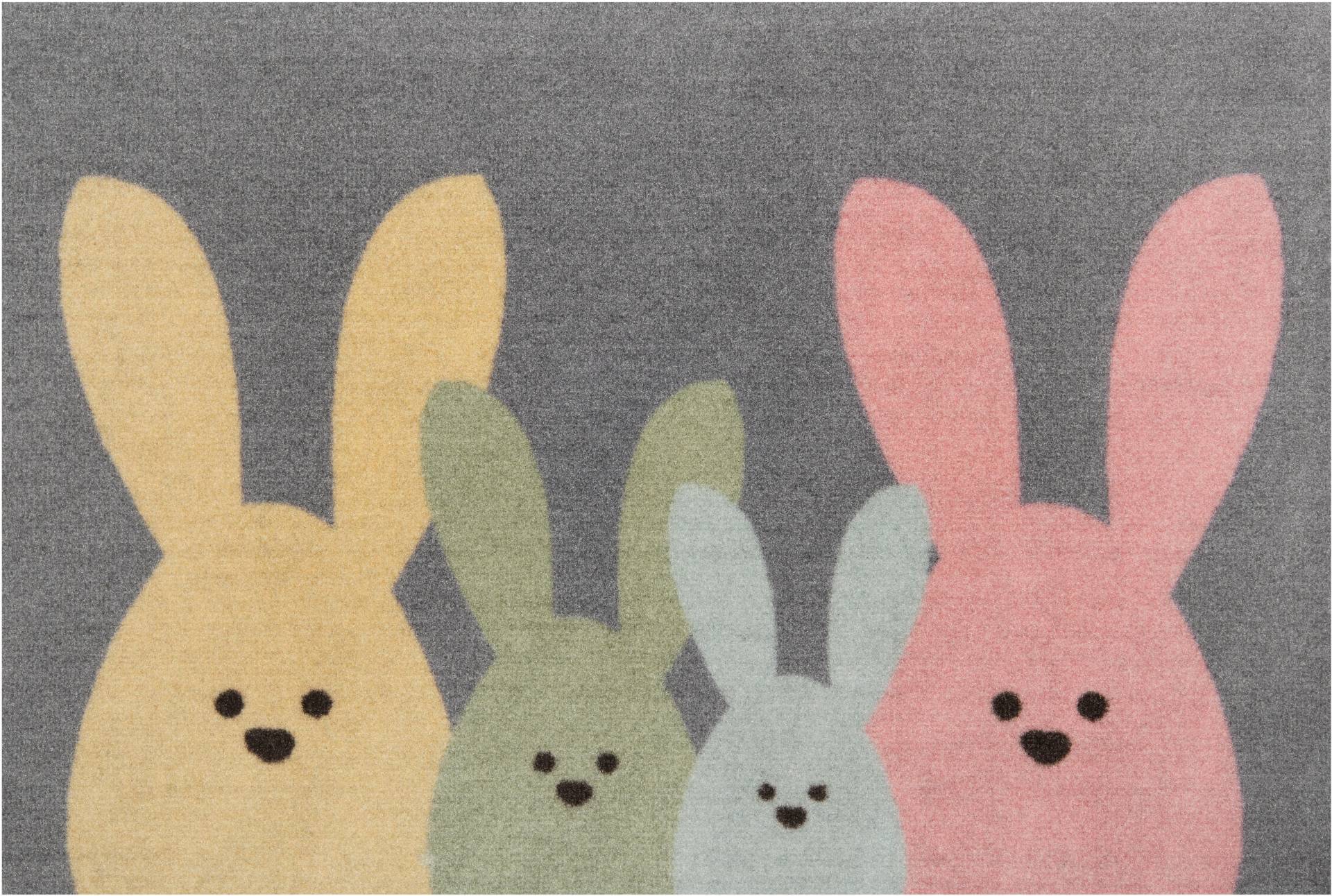 HANSE Home Fussmatte »Bunny Family«, rechteckig von HANSE Home