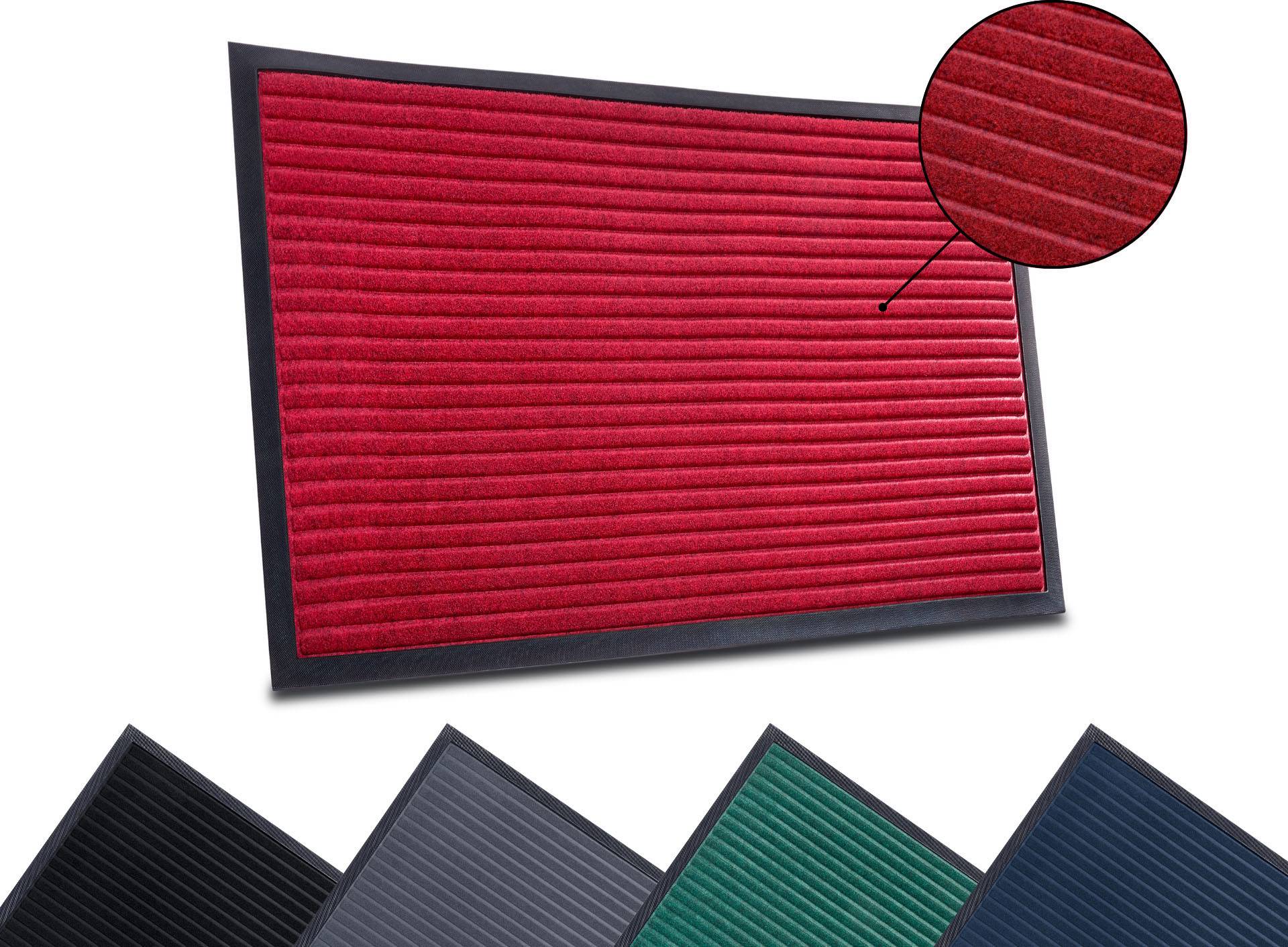 HANSE Home Fussmatte »High Low Striped Mat, Türmatte«, rechteckig, 5 mm Höhe, Schmutzfangmatte, rutschfest, waschbar, wetterfest, Innen, Aussen, Flur HANSE Home Fussmatte »High Low Striped Mat, Türmatte«, rechteckig, 5 mm Höhe, Schmutzfangmatte, rutschfest, waschbar, wetterfest, Innen, Aussen, Flur von HANSE Home