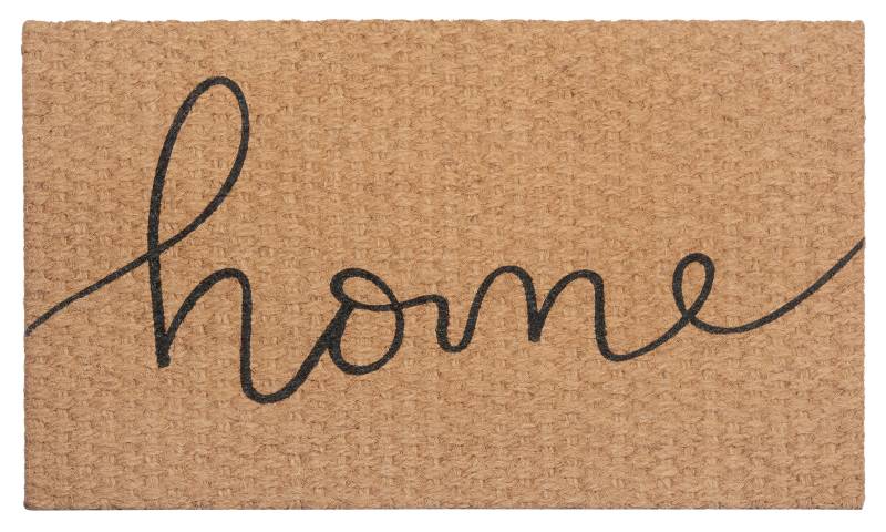 HANSE Home Fussmatte »Kokos Braided Home, Türmatte«, rechteckig, 15 mm Höhe, Kokos, Schmutzfangmatte, Outdoor, Rutschfest, Innen, Kokosmatte, Flur von HANSE Home