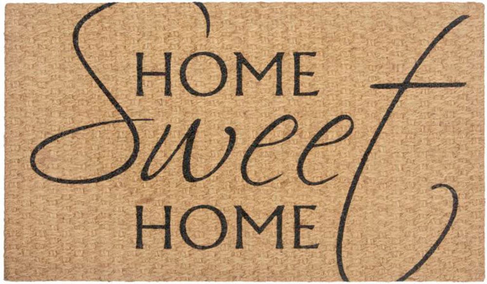 HANSE Home Fussmatte »Kokos Braided Home Sweet Home«, rechteckig, Kokos, Schmutzfangmatte, Outdoor, Rutschfest, Innen, Kokosmatte, Flur von HANSE Home