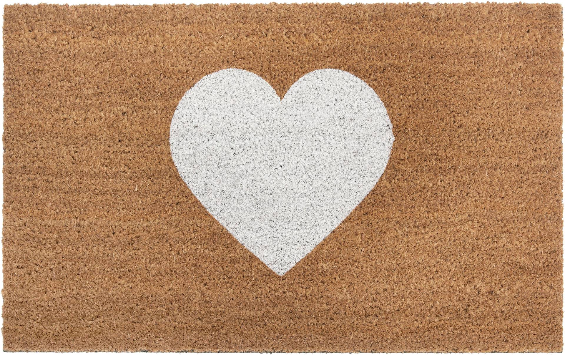 HANSE Home Fussmatte »Mix Mats Kokos Heart«, rechteckig von HANSE Home