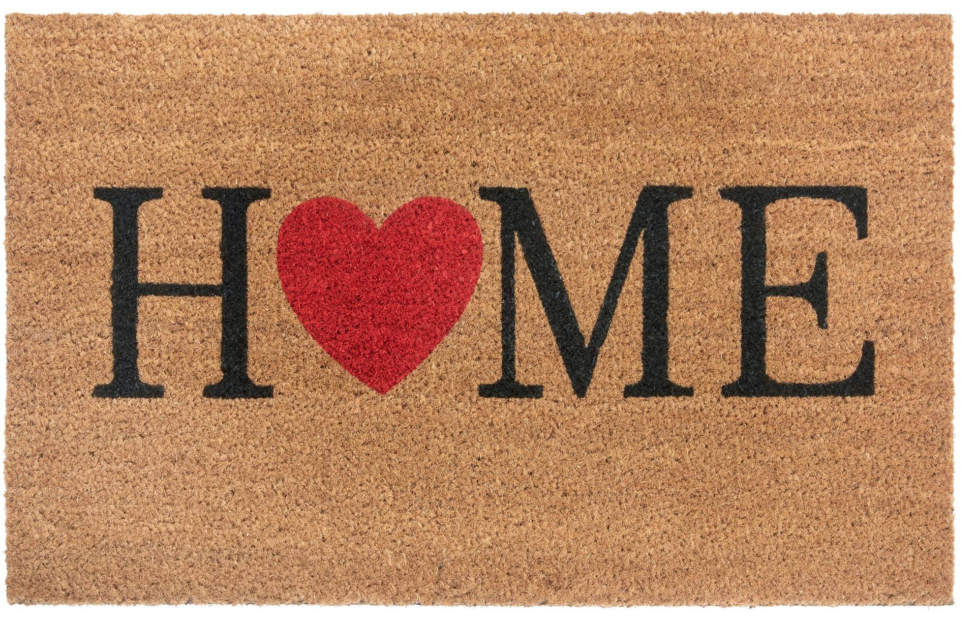 HANSE Home Fussmatte »Mix Mats Kokos Home With Heart«, rechteckig von HANSE Home