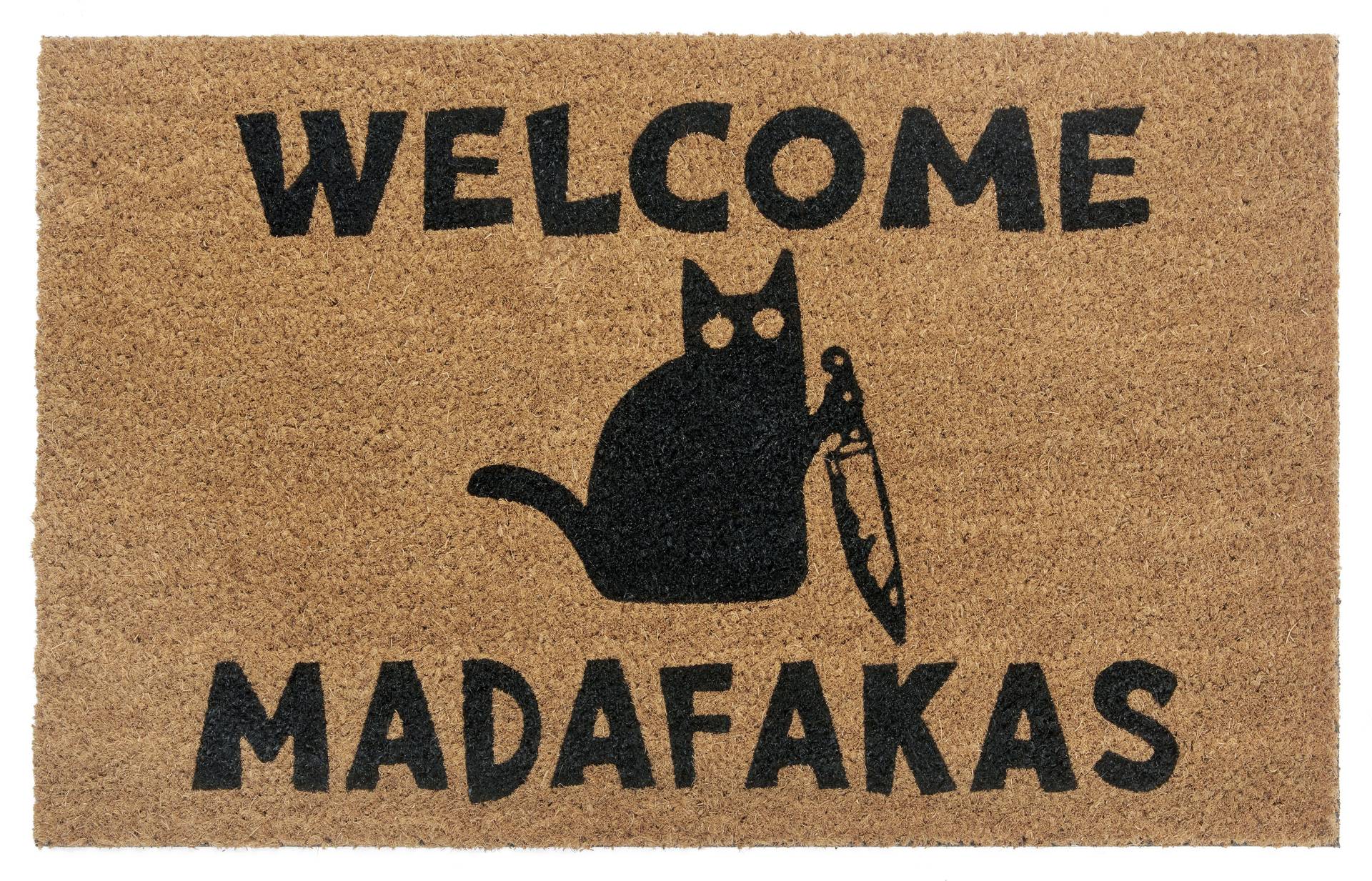 HANSE Home Fussmatte »Mix Mats Kokos Welcome Madafakas«, rechteckig von HANSE Home