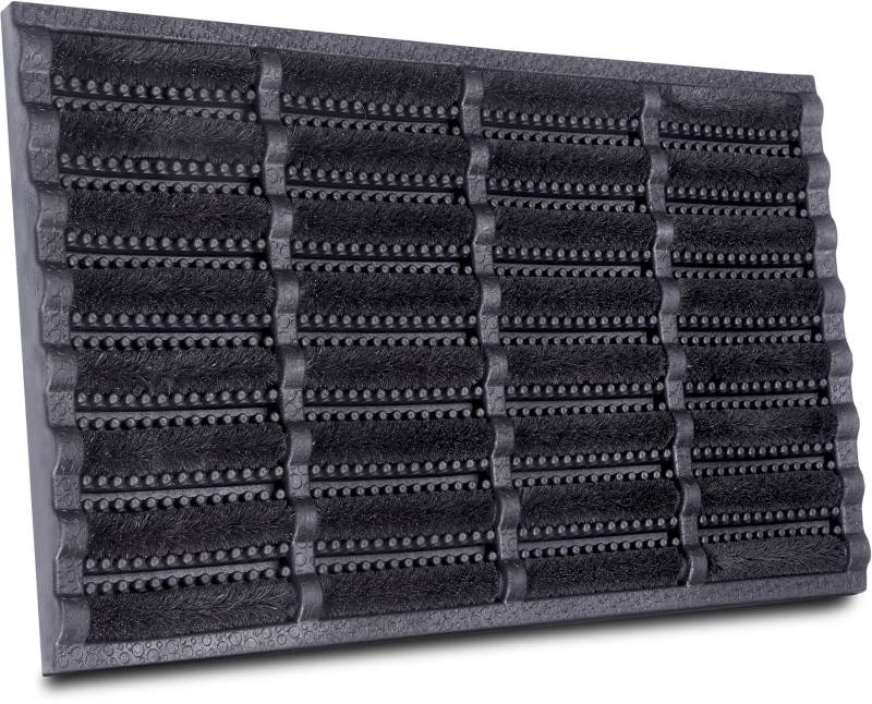 HANSE Home Fussmatte »Schmutzfangmatte Brushes Mat, Türmatte«, rechteckig, 25 mm Höhe, Kokos, Gummi, Schmutzfangmatte, Outdoor, Rutschfest, Innen, Kokosmatte von HANSE Home