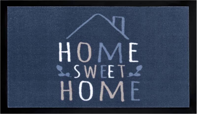 HANSE Home Fussmatte »Sweet Home 2, Türmatte«, rechteckig, 5 mm Höhe, mit Spruch, Schrift Design, waschbar, Robust, Pflegeleicht, Rutschfest von HANSE Home